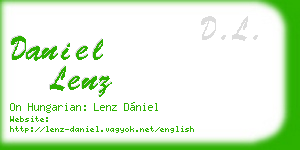 daniel lenz business card