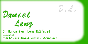 daniel lenz business card